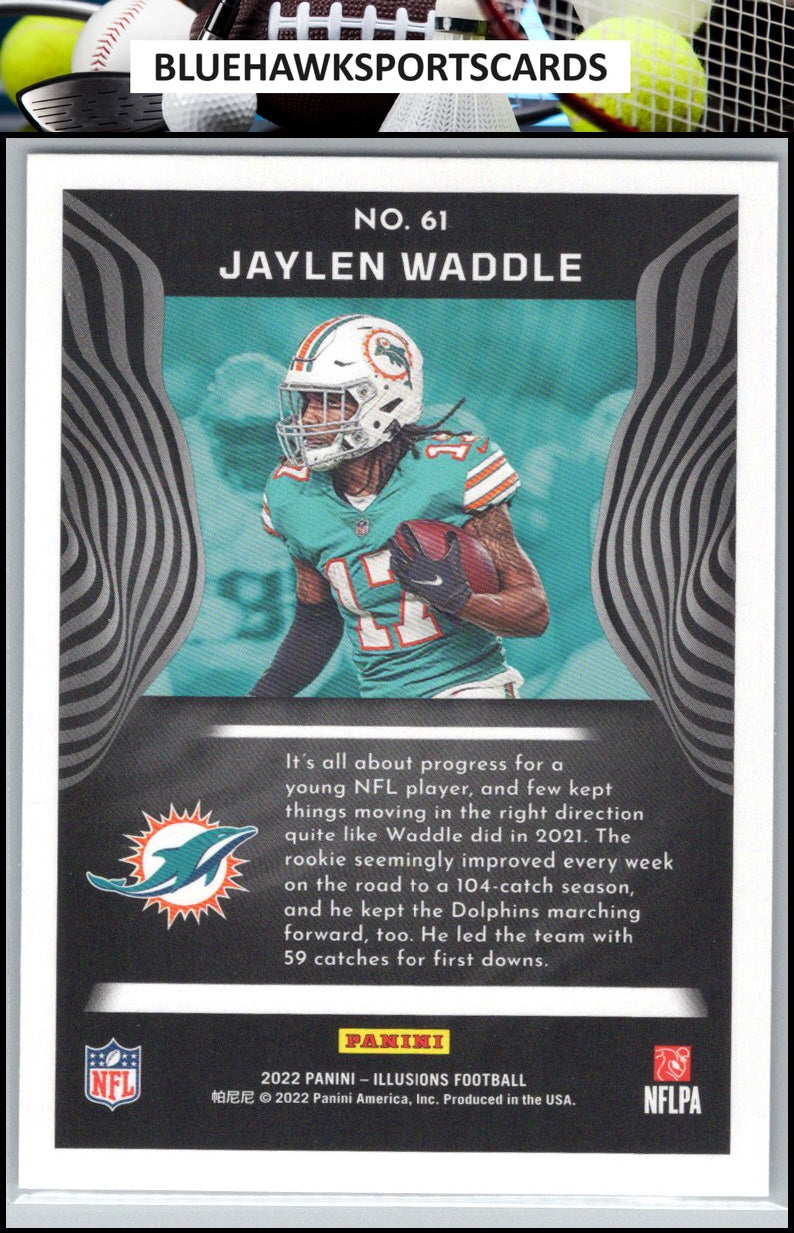 2022 Panini Illusions #61 Jaylen Waddle