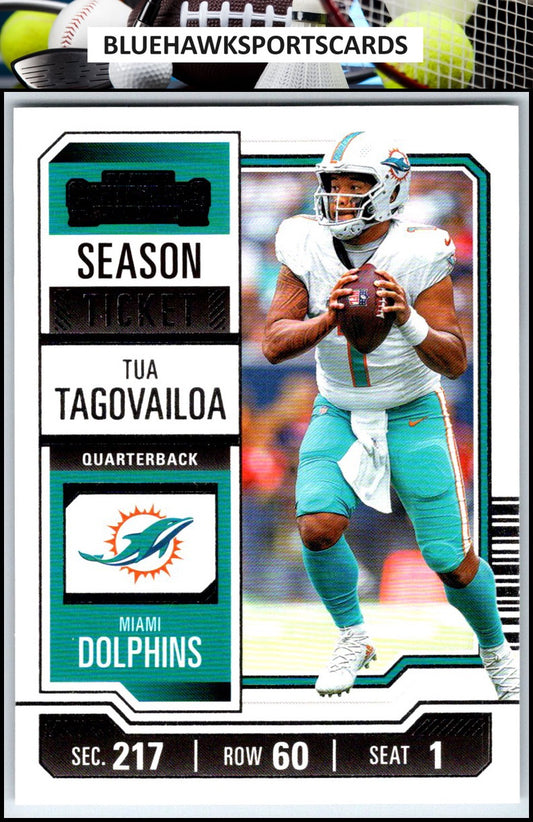 2023 Panini Contenders #64 Tua Tagovailoa Season Ticket Retail