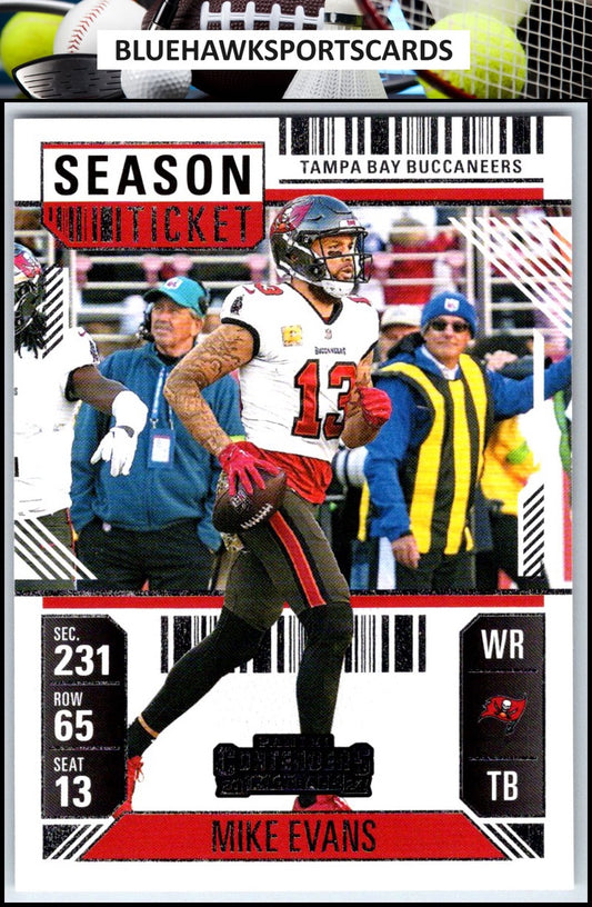 2024 Panini Contenders #93 Mike Evans Season Ticket Retail