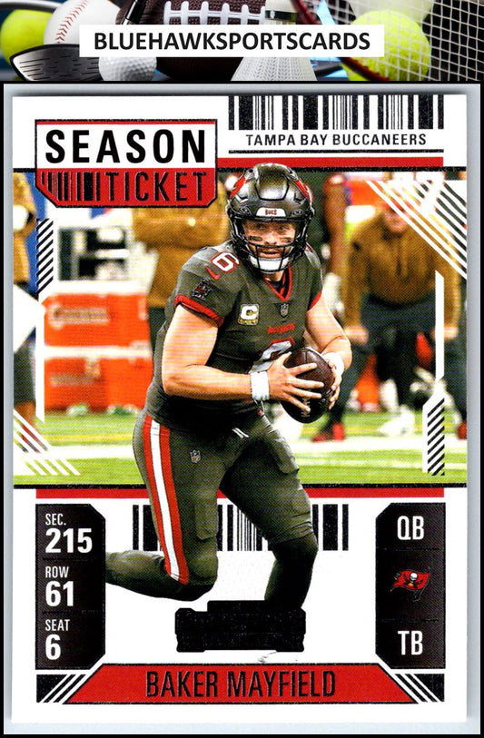 2024 Panini Contenders #92 Baker Mayfield Season Ticket Retail