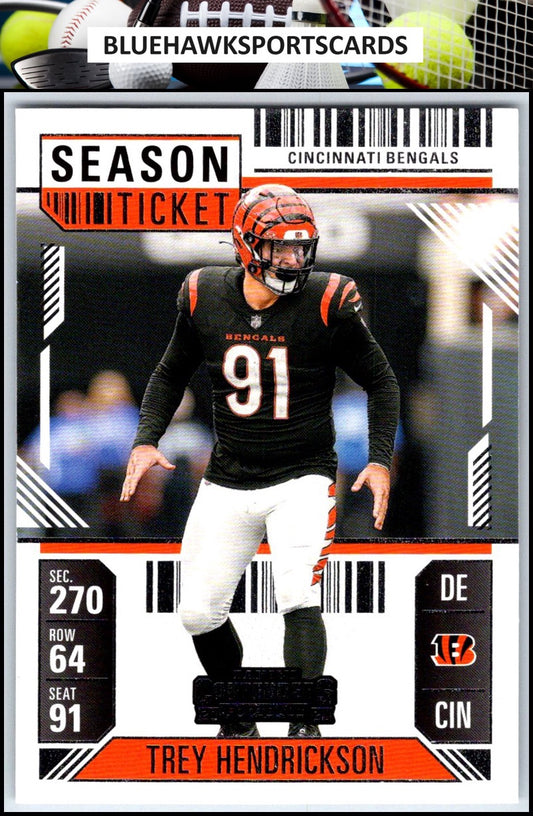2024 Panini Contenders #19 Trey Hendrickson Season Ticket Retail