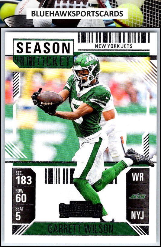 2024 Panini Contenders #77 Garrett Wilson Season Ticket Retail