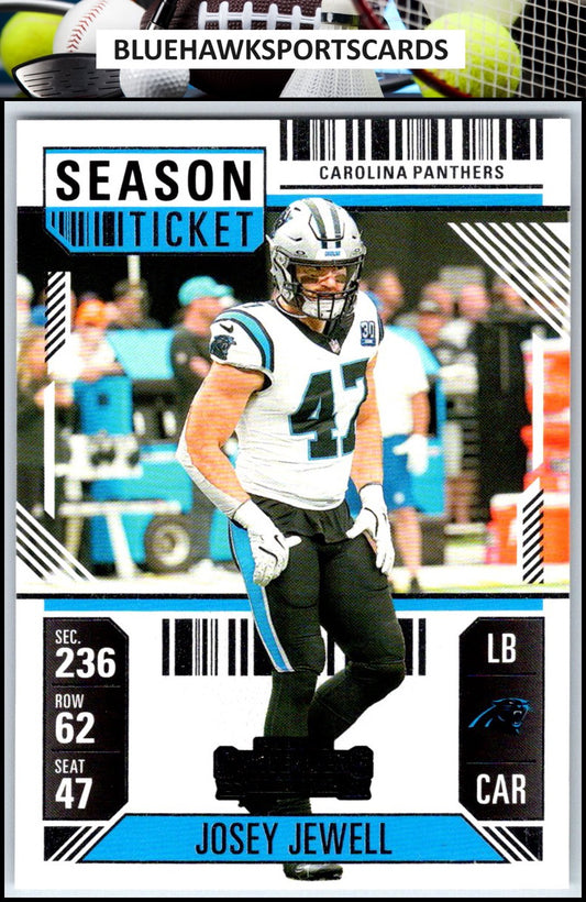 2024 Panini Contenders #13 Josey Jewell Season Ticket Retail