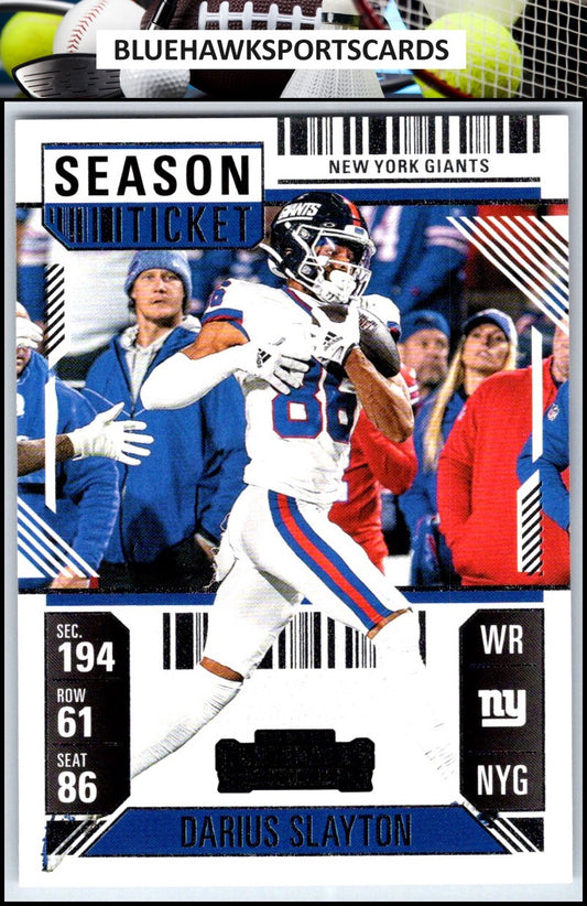 2024 Panini Contenders #75 Darius Slayton Season Ticket Retail