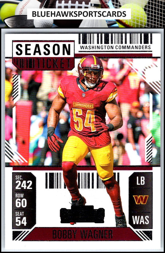 2024 Panini Contenders #100 Bobby Wagner Season Ticket Retail