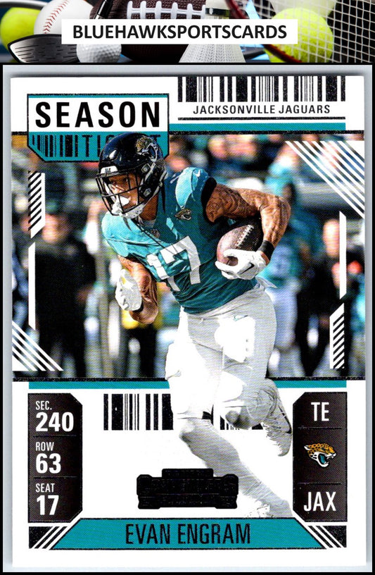 2024 Panini Contenders #45 Evan Engram Season Ticket Retail