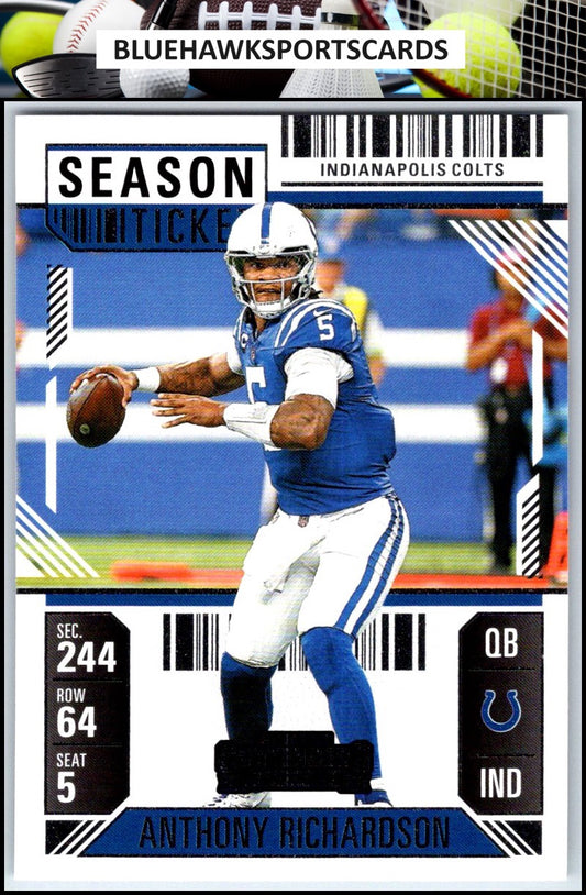 2024 Panini Contenders #42 Anthony Richardson Season Ticket Retail