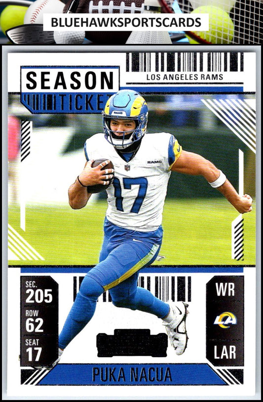2024 Panini Contenders #59 Puka Nacua Season Ticket Retail