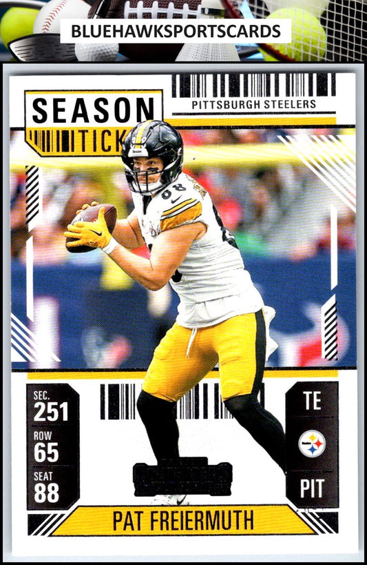 2024 Panini Contenders #84 Pat Freiermuth Season Ticket Retail
