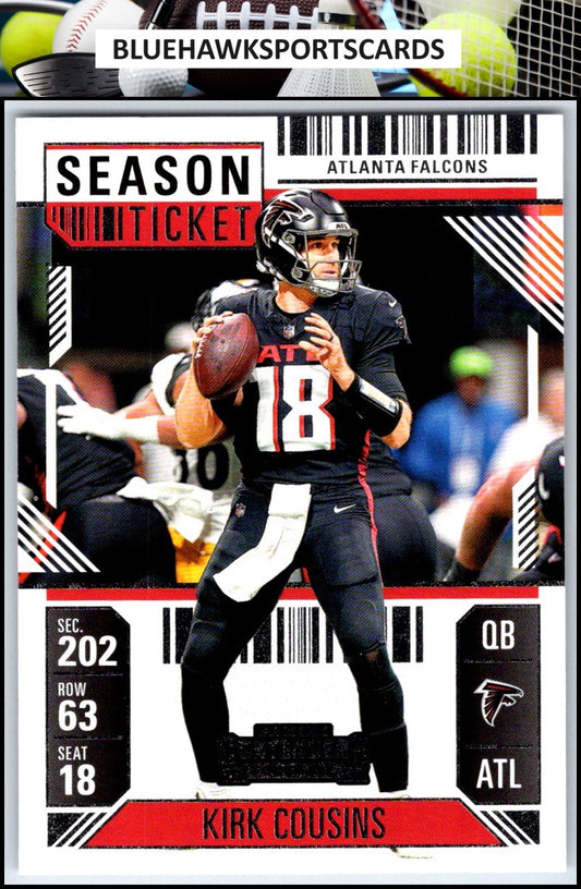 2024 Panini Contenders #4 Kirk Cousins Season Ticket Retail