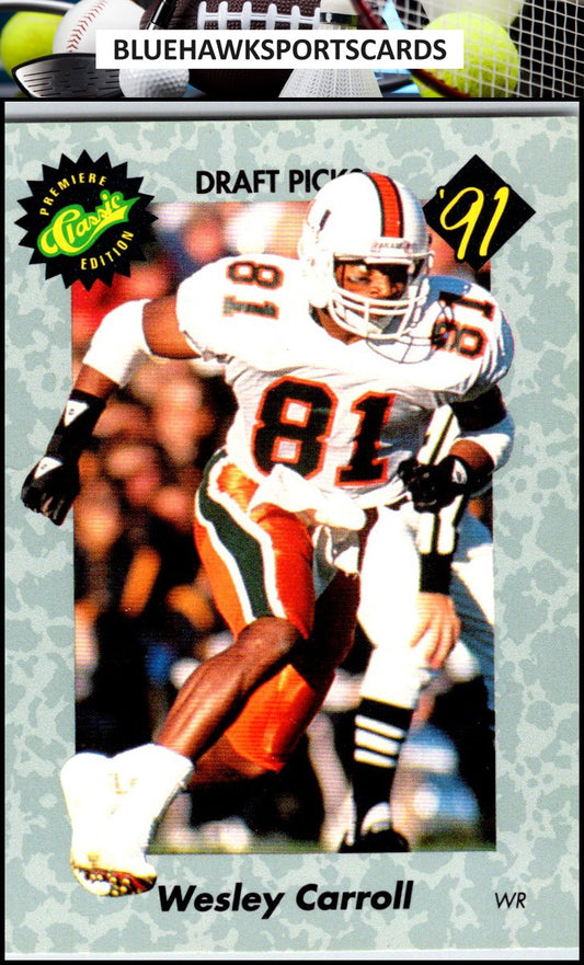 1991 Classic #39 Wesley Carroll