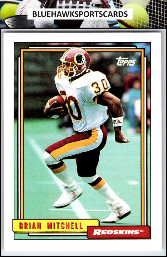 1992 Topps #52 Brian Mitchell