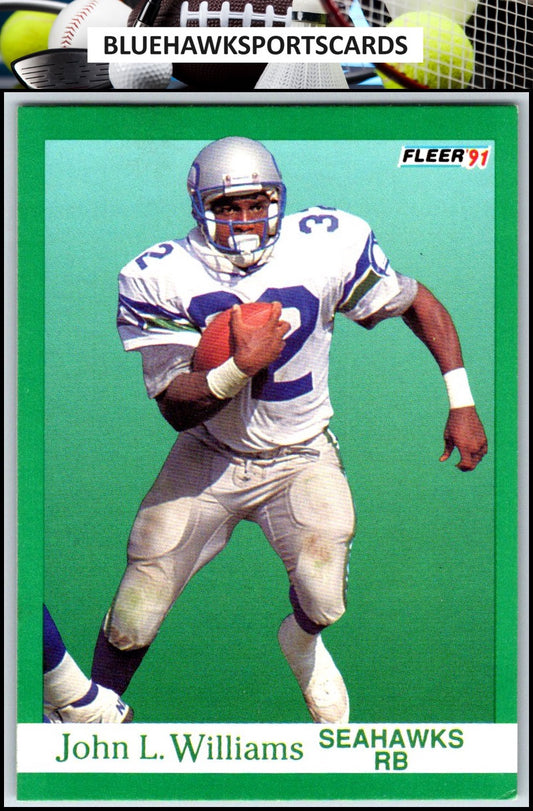 1991 Fleer #195 John L. Williams