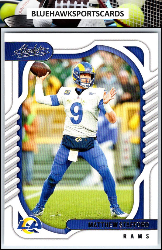 2022 Panini Absolute #34 Matthew Stafford Retail