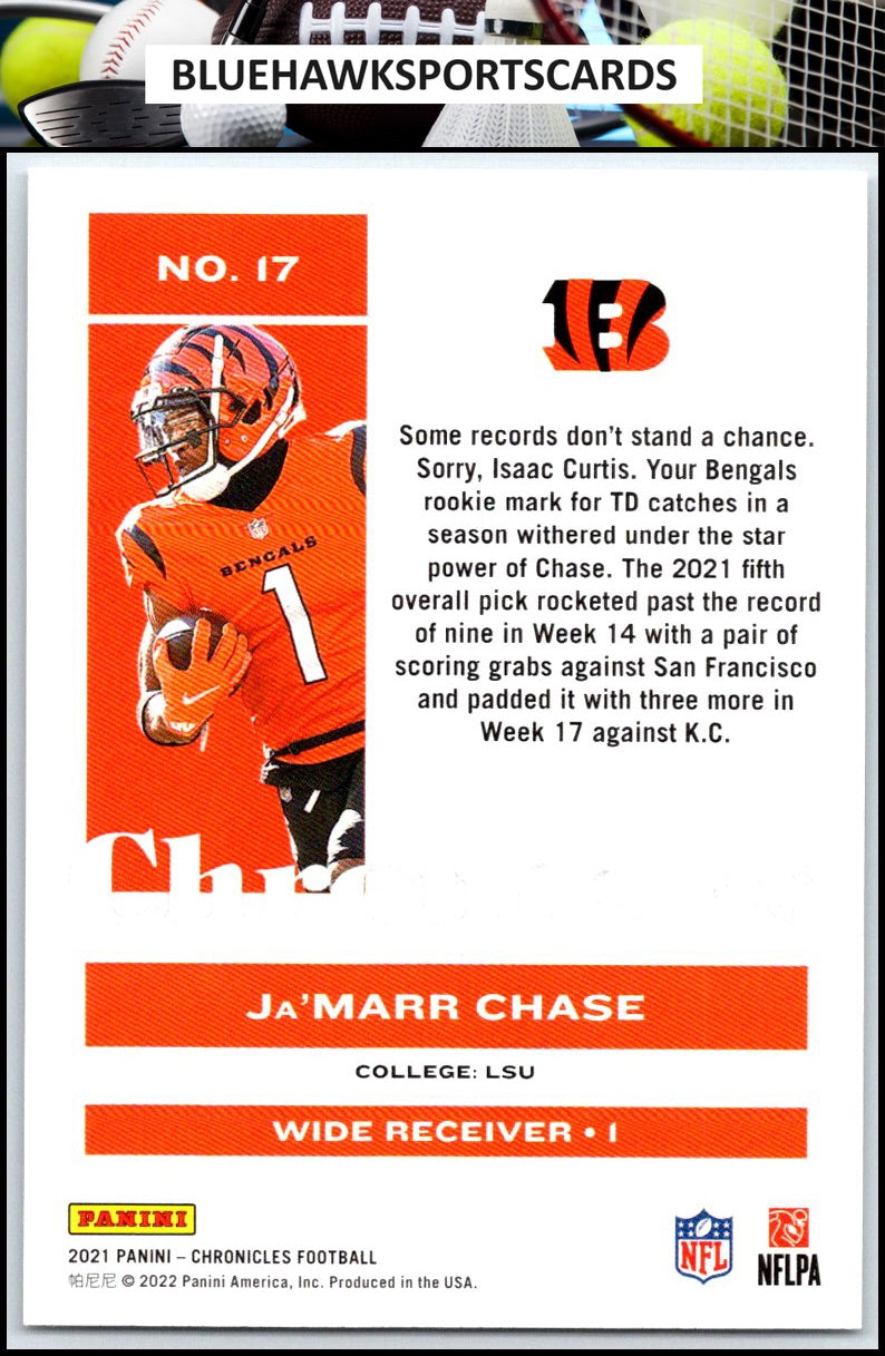 2021 Panini Chronicles #17 Ja'Marr Chase