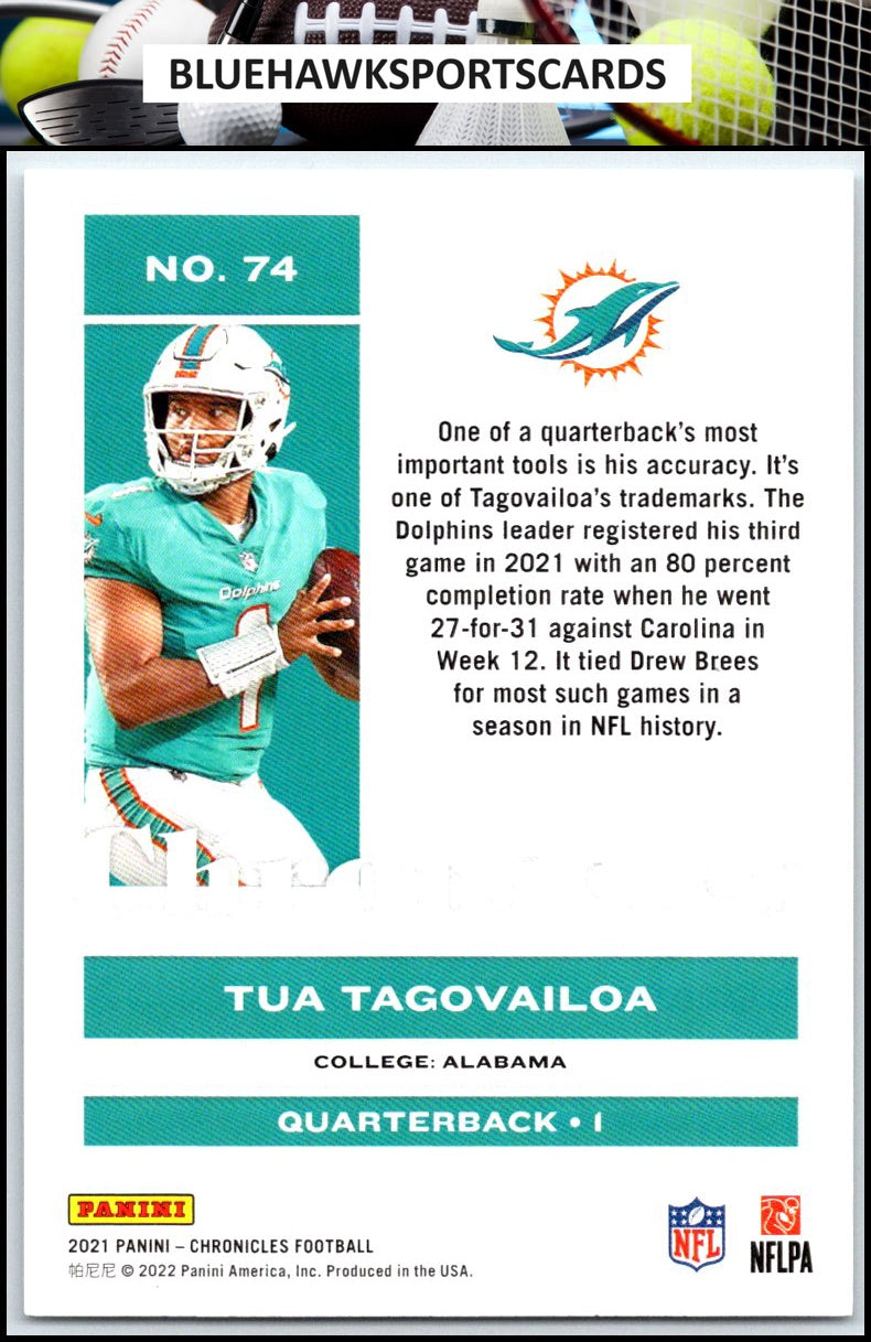 2021 Panini Chronicles #74 Tua Tagovailoa