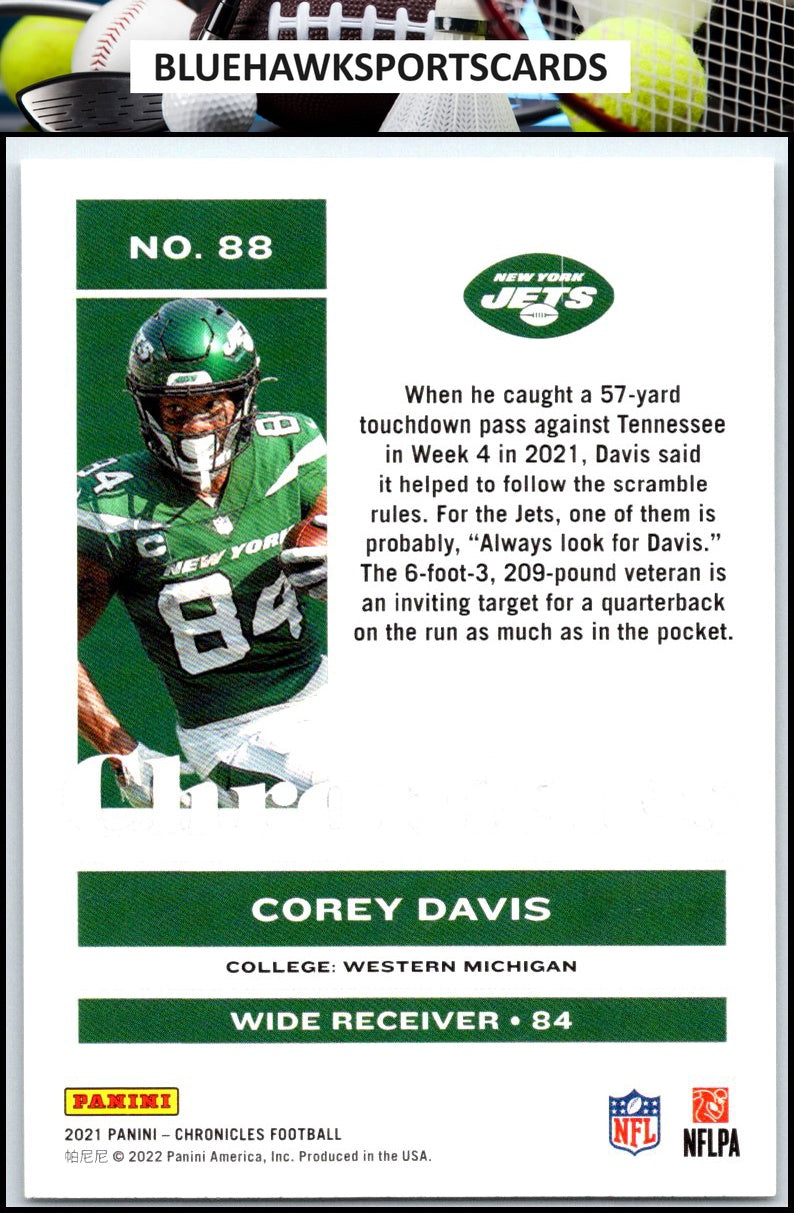 2021 Panini Chronicles #88 Corey Davis