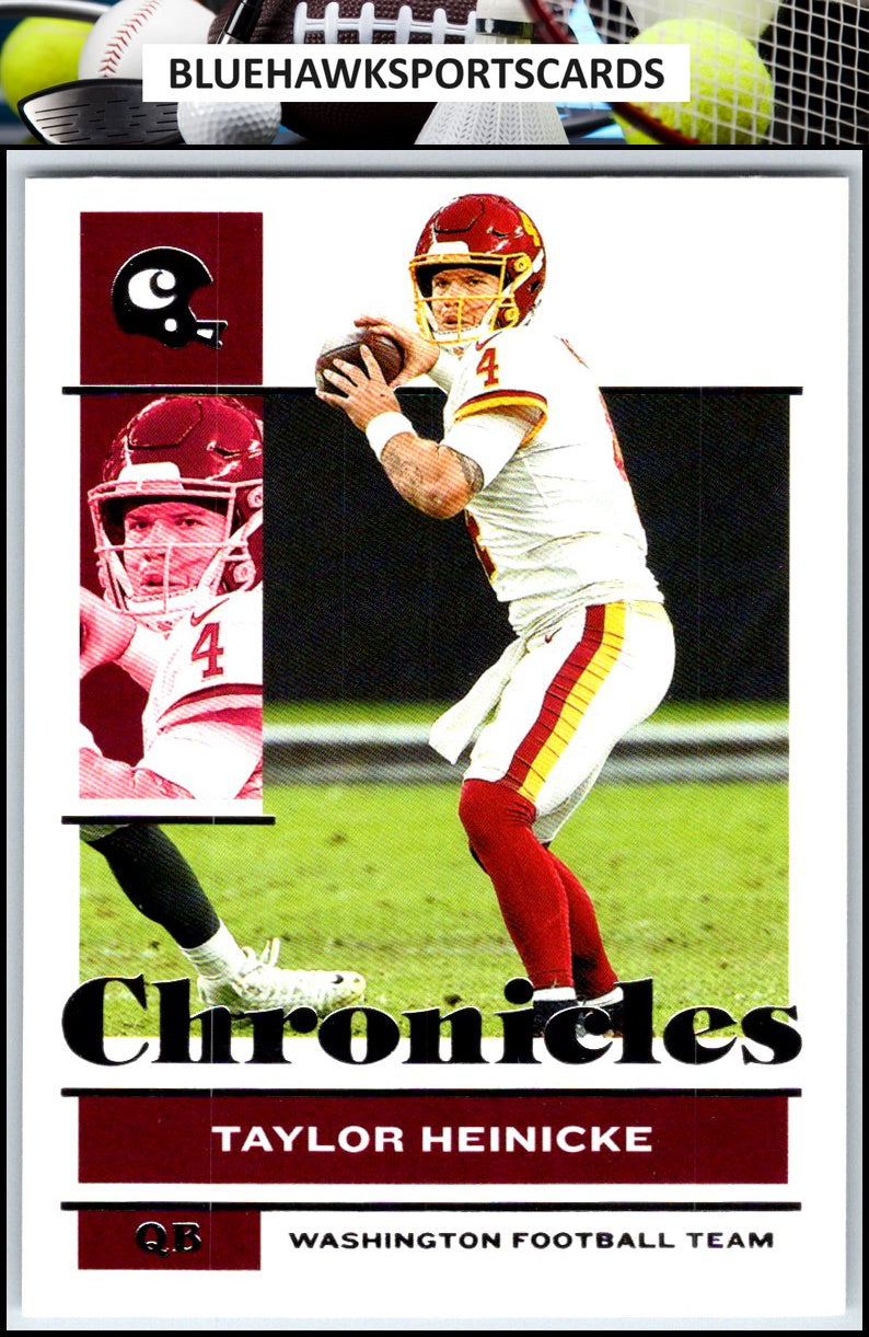 2021 Panini Chronicles #95 Taylor Heinicke