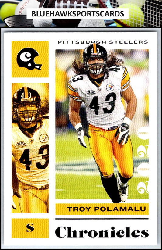 2020 Panini Chronicles #82 Troy Polamalu