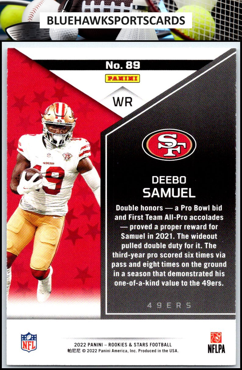 2022 Panini Rookies & Stars #89 Deebo Samuel