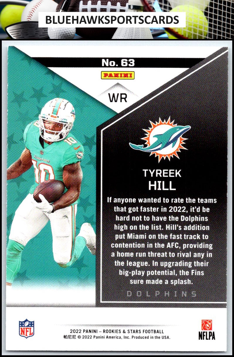 2022 Panini Rookies & Stars #63 Tyreek Hill