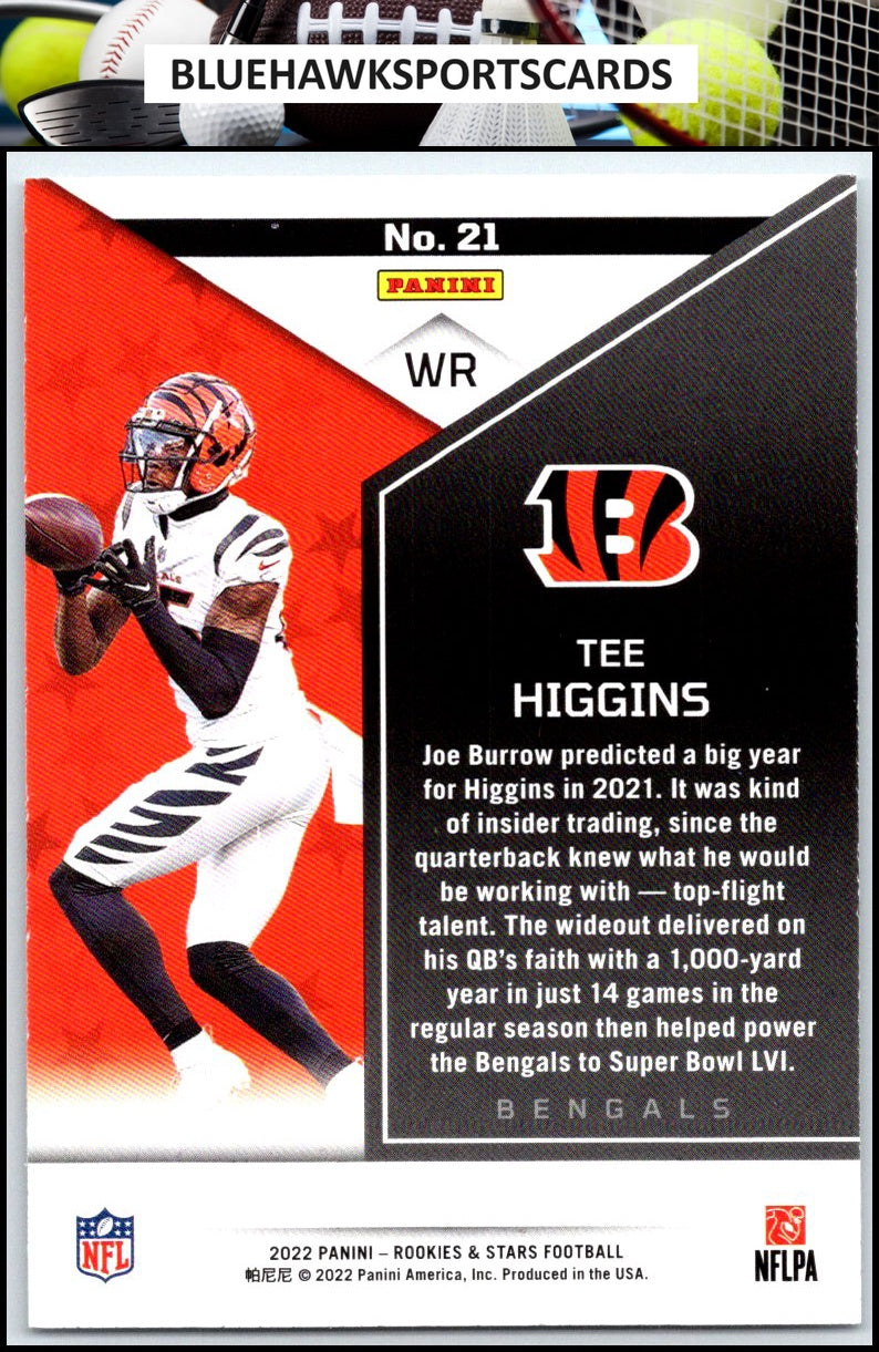 2022 Panini Rookies & Stars #21 Tee Higgins