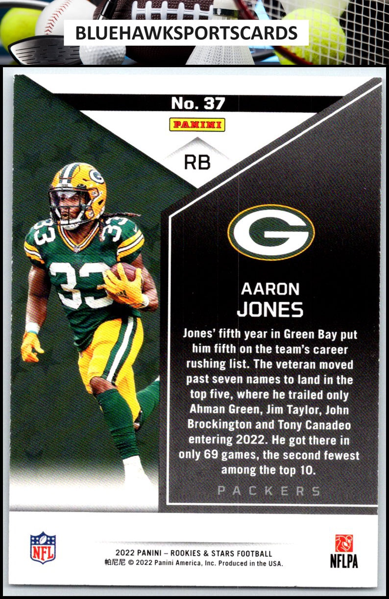 2022 Panini Rookies & Stars #37 Aaron Jones