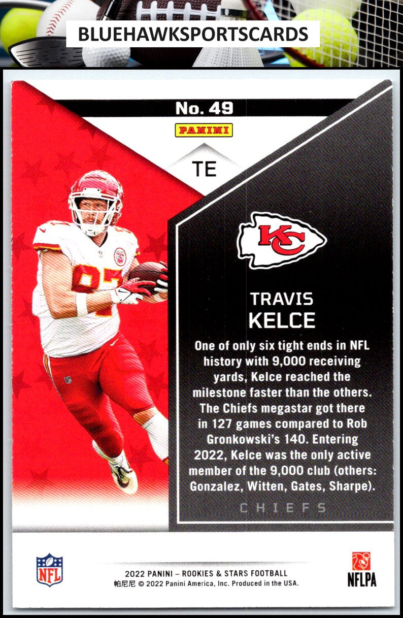 2022 Panini Rookies & Stars #49 Travis Kelce