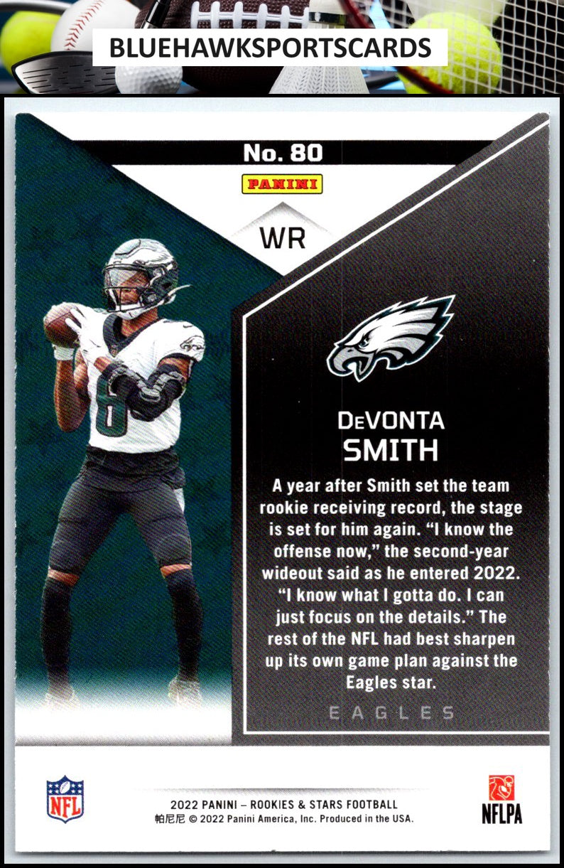 2022 Panini Rookies & Stars #80 DeVonta Smith