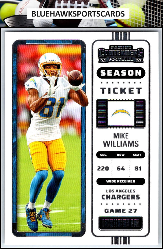 2022 Panini Contenders #74 Mike Williams