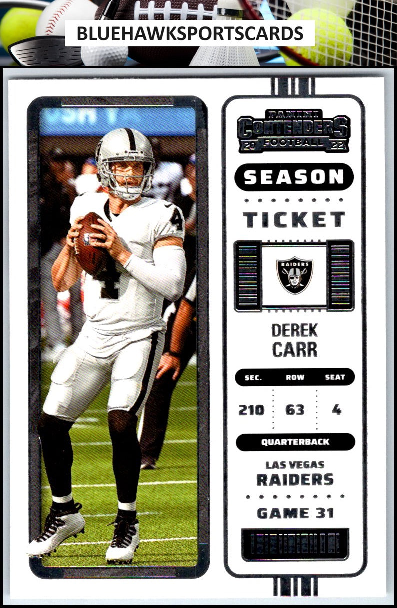 2022 Panini Contenders #66 Derek Carr