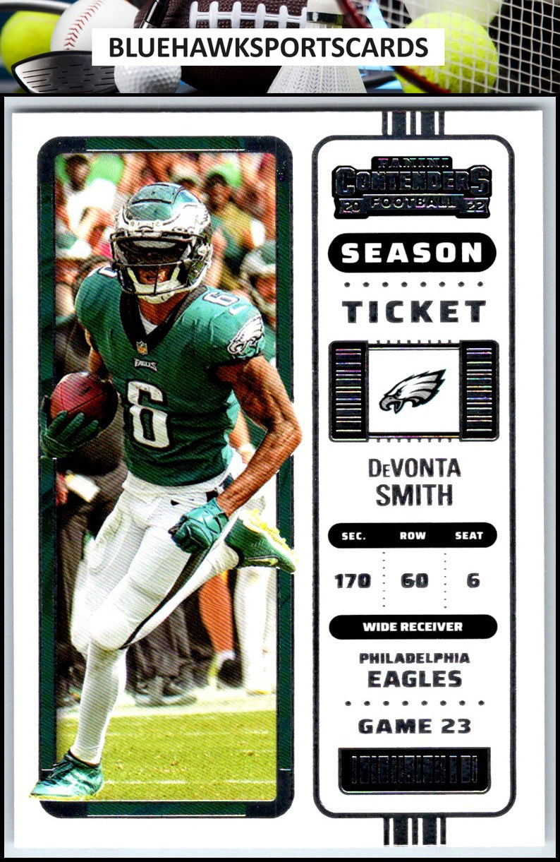 2022 Panini Contenders #78 DeVonta Smith