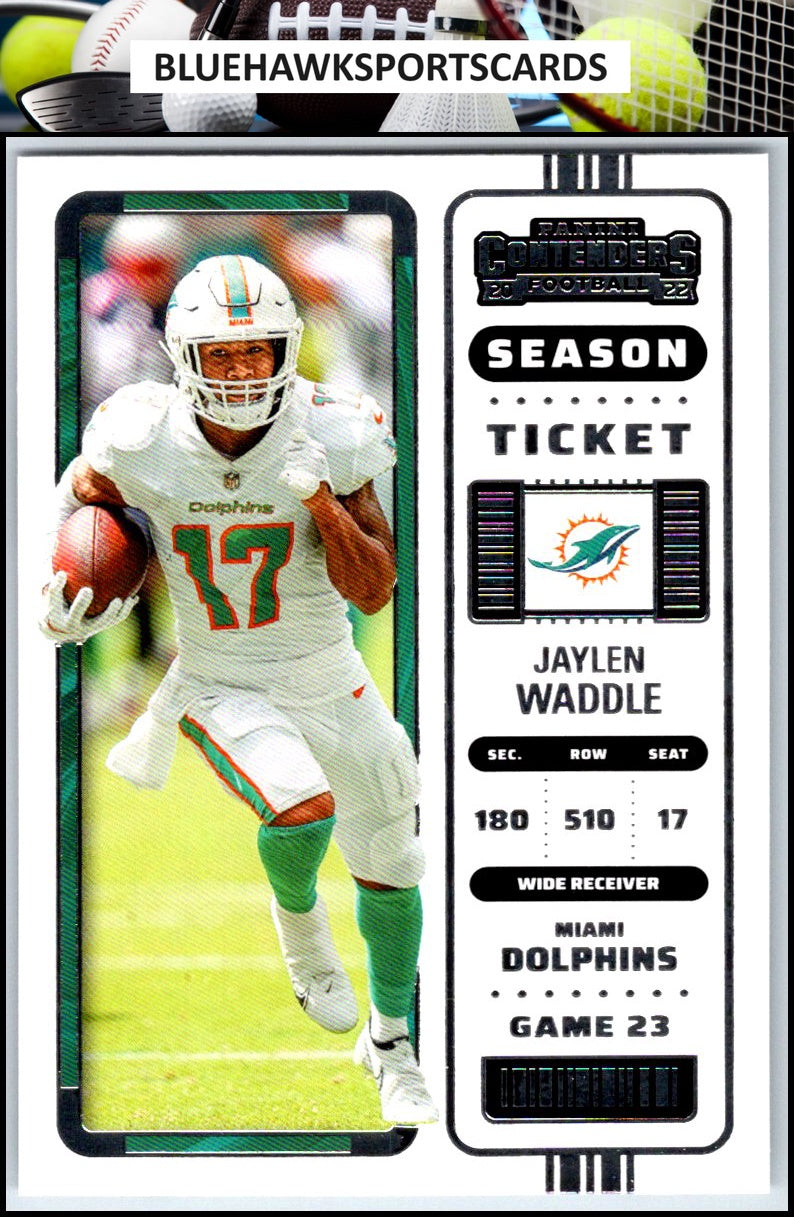 2022 Panini Contenders #81 Jaylen Waddle