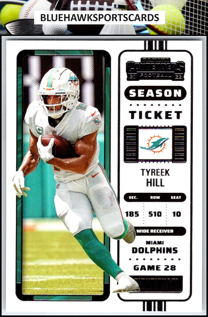 2022 Panini Contenders #80 Tyreek Hill