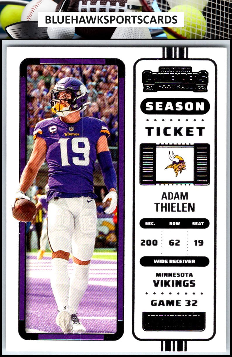 2022 Panini Contenders #57 Adam Thielen