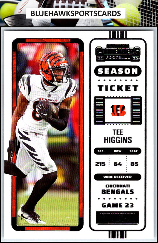 2022 Panini Contenders #19 Tee Higgins