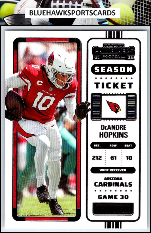 2022 Panini Contenders #3 DeAndre Hopkins