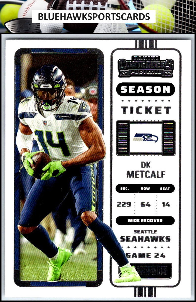 2022 Panini Contenders #89 DK Metcalf