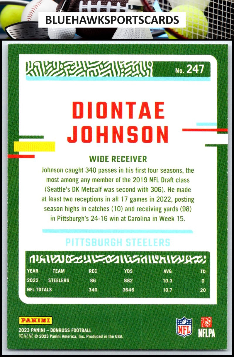2023 Donruss #247 Diontae Johnson