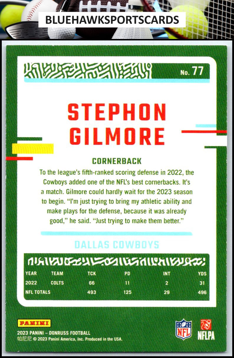 2023 Donruss #77 Stephon Gilmore