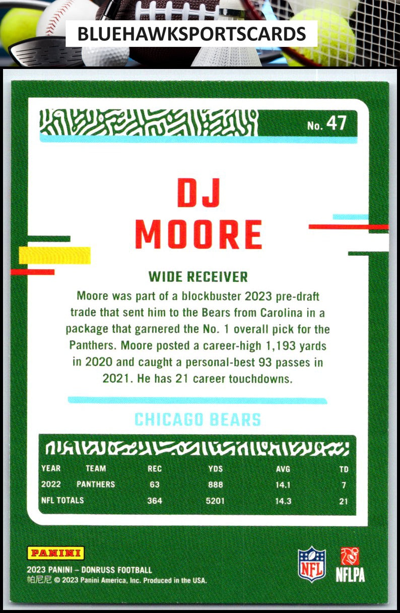 2023 Donruss #47 DJ Moore