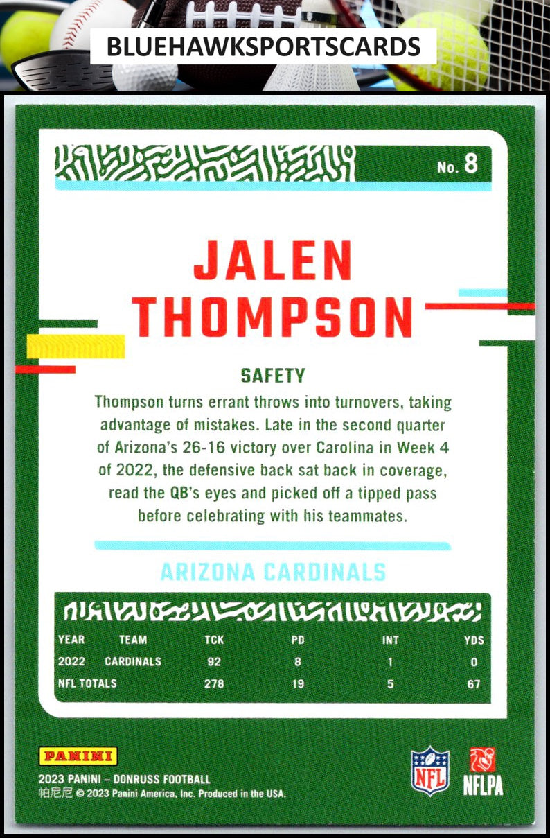 2023 Donruss #8 Jalen Thompson