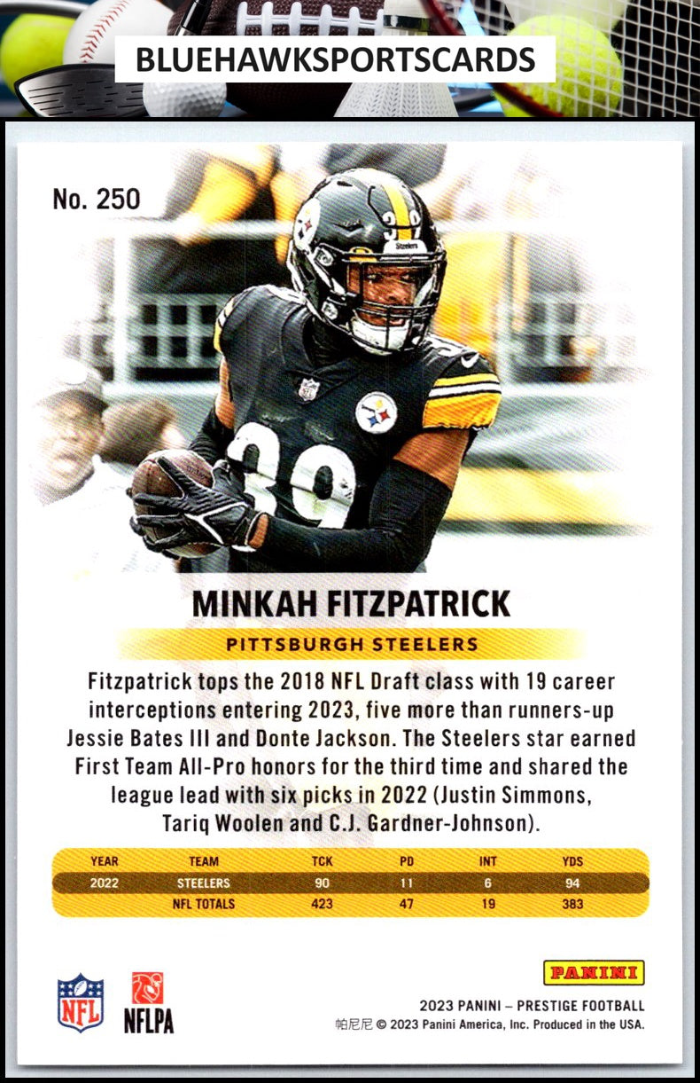 2023 Panini Prestige #250 Minkah Fitzpatrick