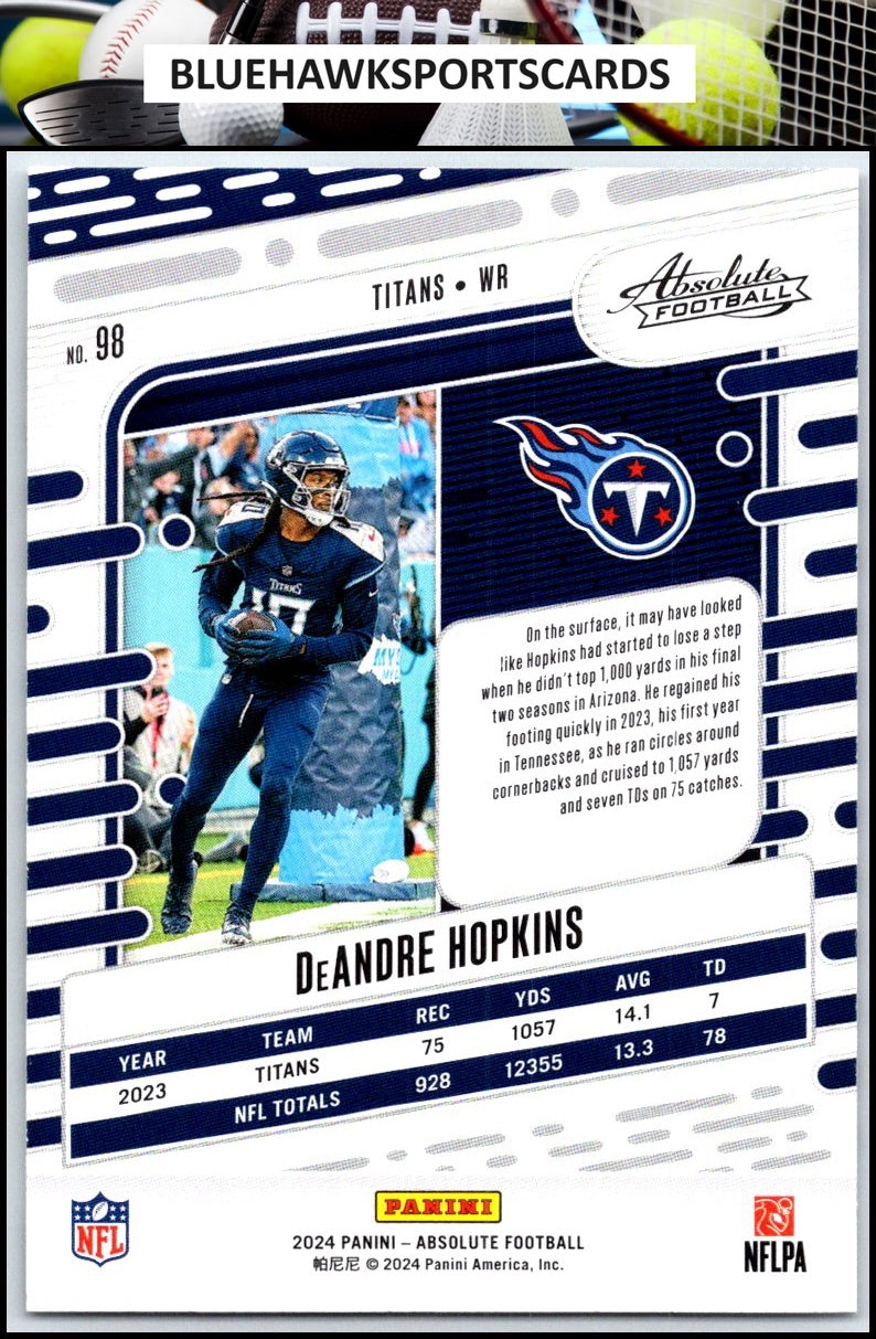 2024 Panini Absolute #98 DeAndre Hopkins Retail