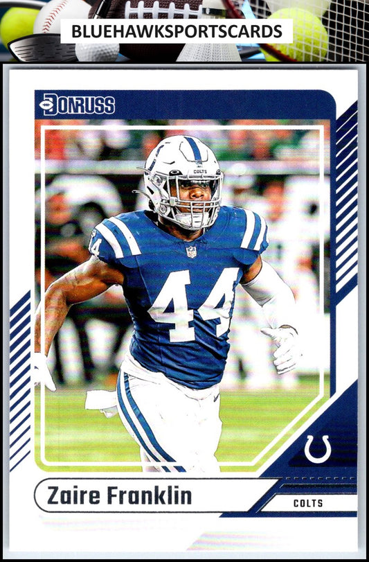 2024 Donruss #257 Zaire Franklin