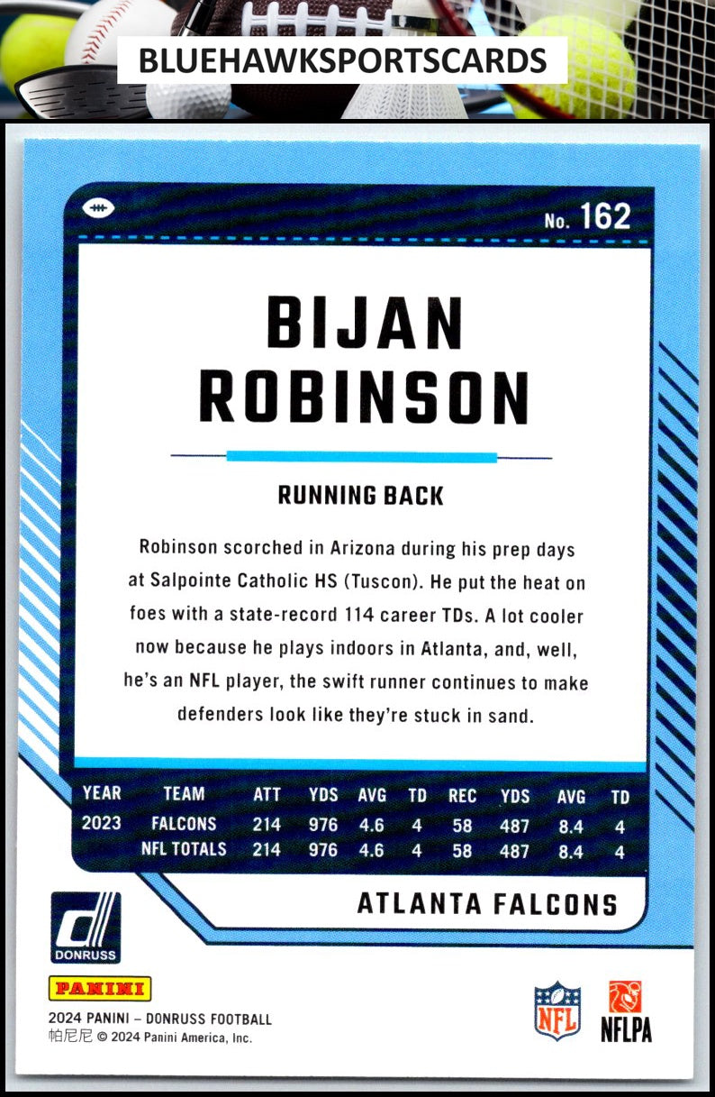 2024 Donruss #162 Bijan Robinson