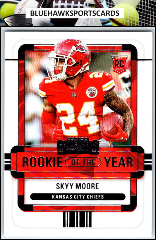 2022 Panini Contenders #ROY-SMO Skyy Moore Rookie of the Year Contenders Emerald