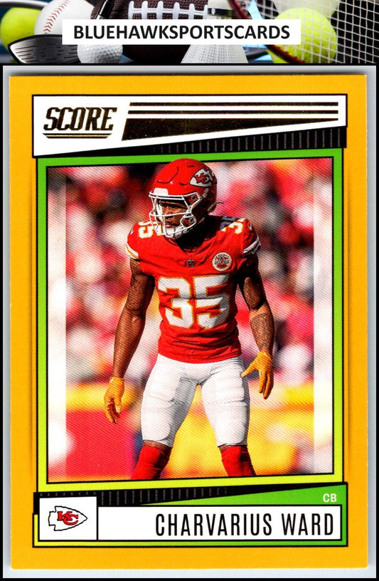 2022 Score #119 Charvarius Ward Gold