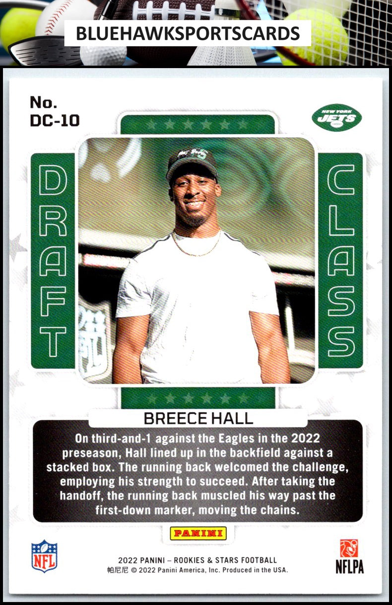2022 Panini Rookies & Stars #DC-10 Breece Hall Draft Class
