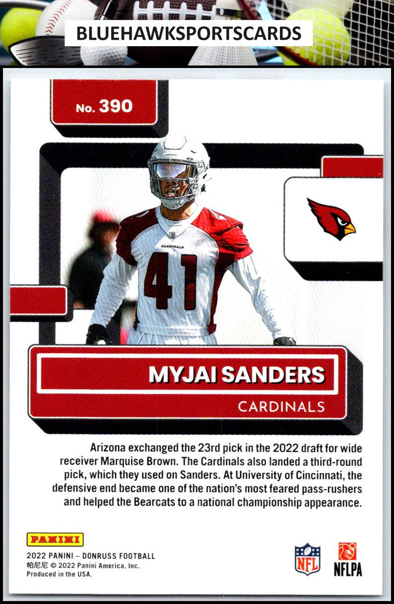 2022 Donruss #390 Myjai Sanders